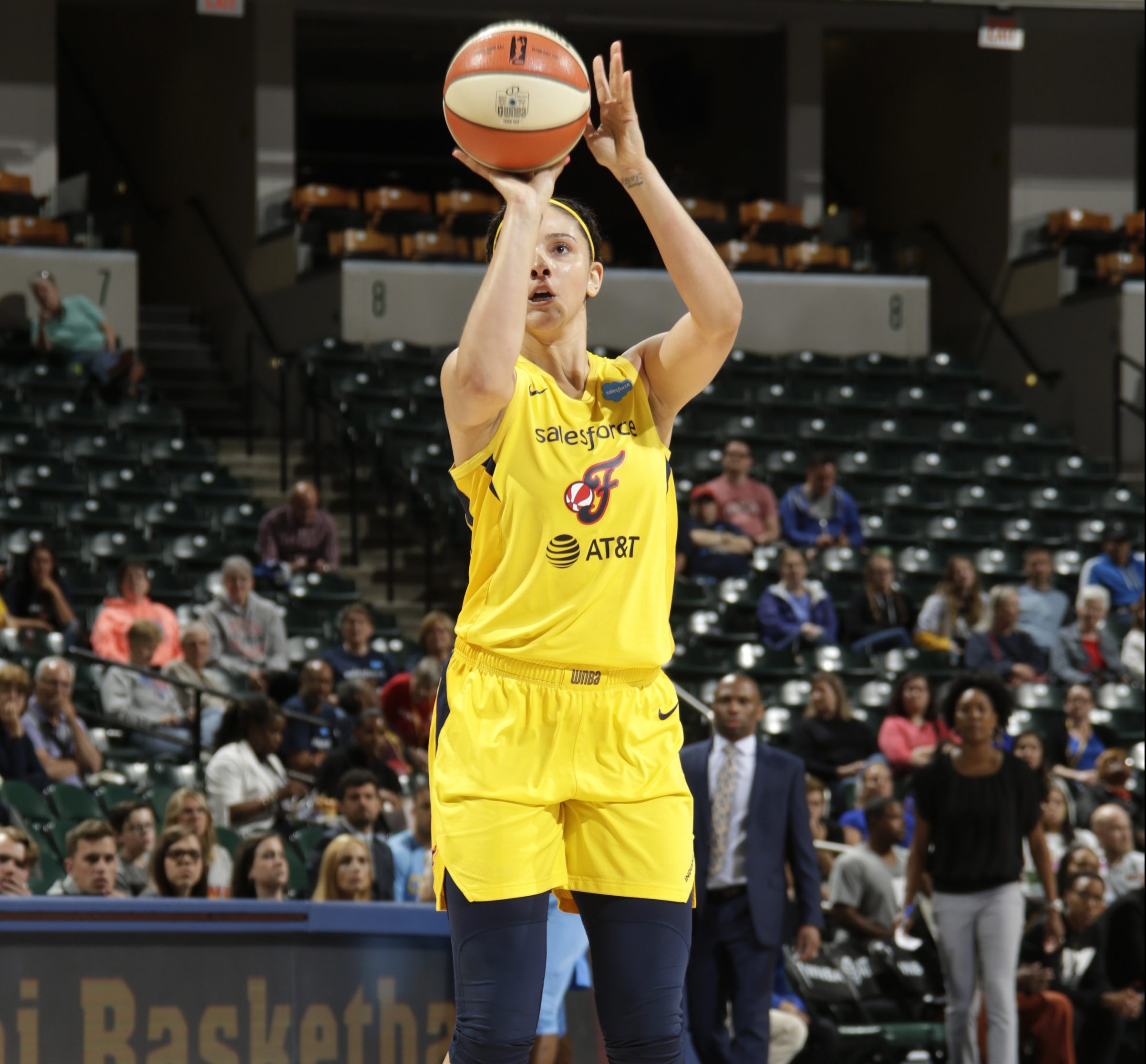 Natalie Achonwa Finishes With 15 Points vs. Chicago Sky